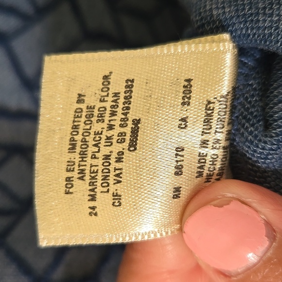 Anthropologie 9-h15 Blue Textured Sweater Tank Size Large - Picture 7 of 8